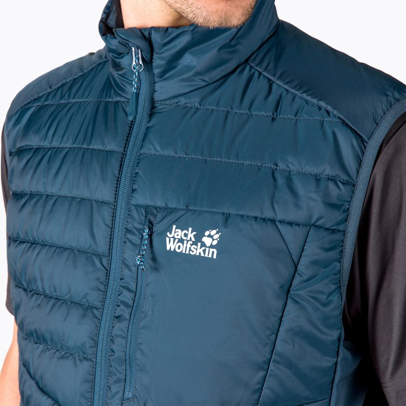 Jack Wolfskin Routeburn ανδρικό γιλέκο πεζοπορίας navy blue 1205435_1383 4