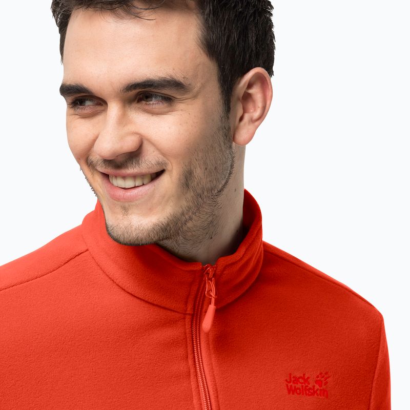 Jack Wolfskin ανδρικό fleece φούτερ Gecko πορτοκαλί 1709521_3017 3