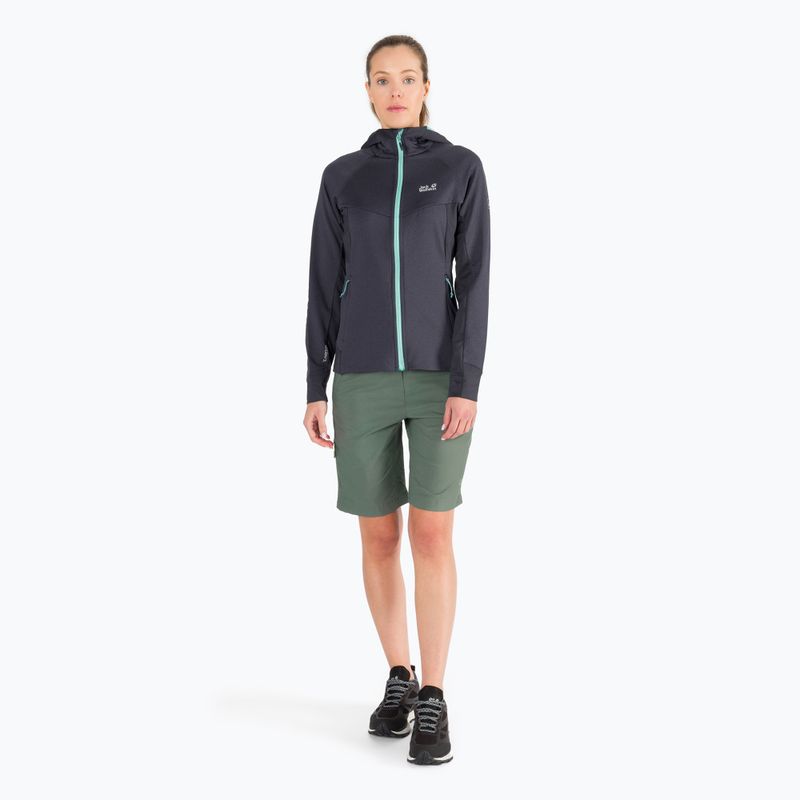 Jack Wolfskin γυναικεία φούτερ Hydro Grid fleece γκρι 1709911_1389 2