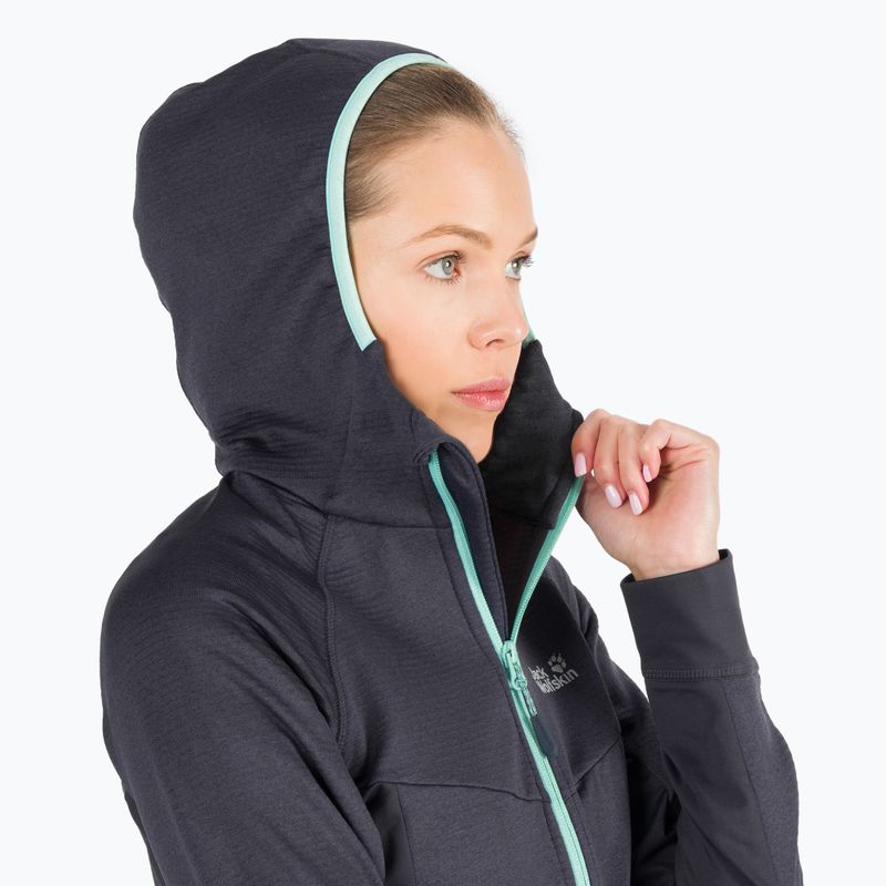 Jack Wolfskin γυναικεία φούτερ Hydro Grid fleece γκρι 1709911_1389 9