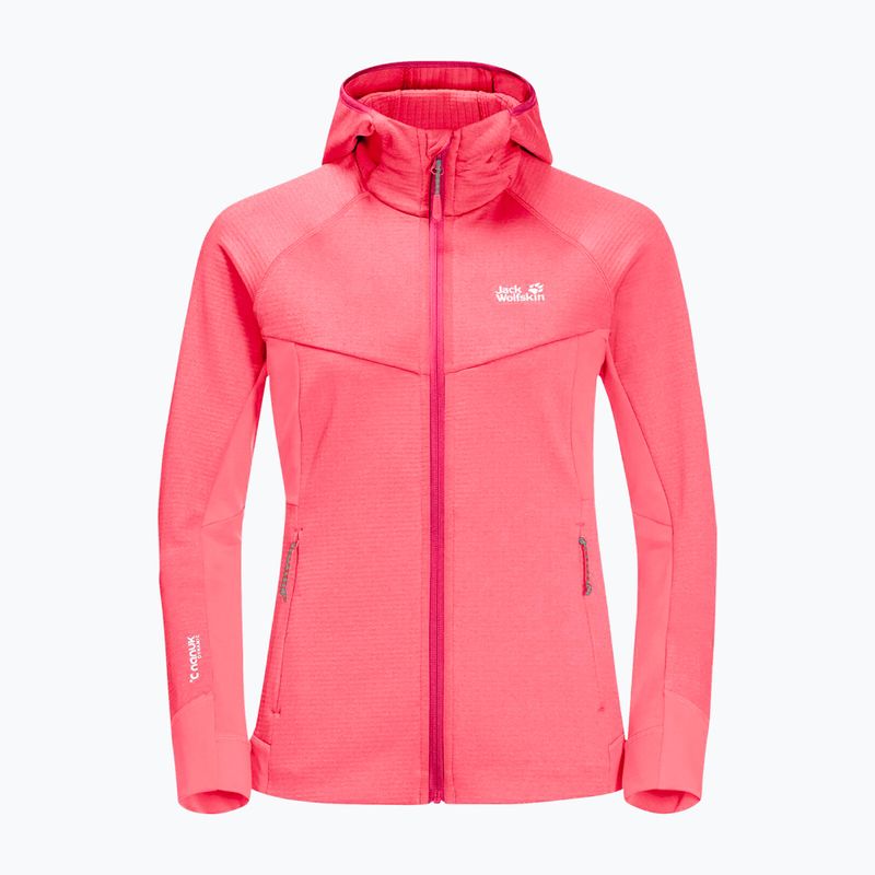 Jack Wolfskin γυναικεία φούτερ Hydro Grid fleece πορτοκαλί 1709911_2072 9