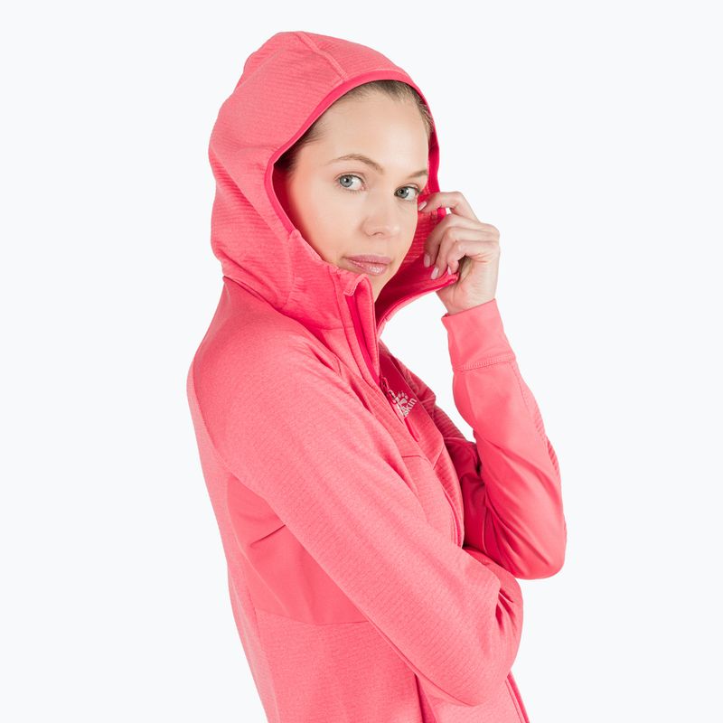 Jack Wolfskin γυναικεία φούτερ Hydro Grid fleece πορτοκαλί 1709911_2072 7