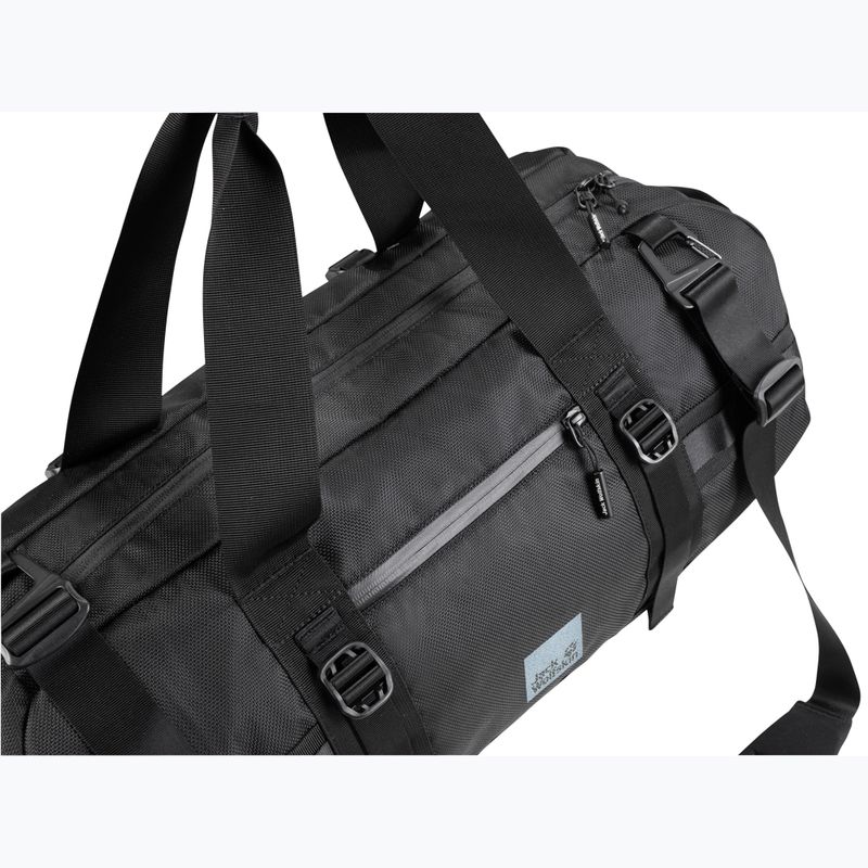 Jack Wolfskin Sydney Duffle 30 l ultra black ταξιδιωτική τσάντα 4