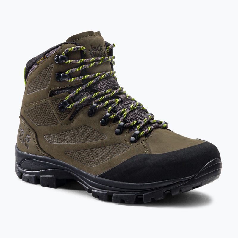 Jack Wolfskin ανδρικές μπότες πεζοπορίας Rebellion Texapore Mid καφέ 4051171