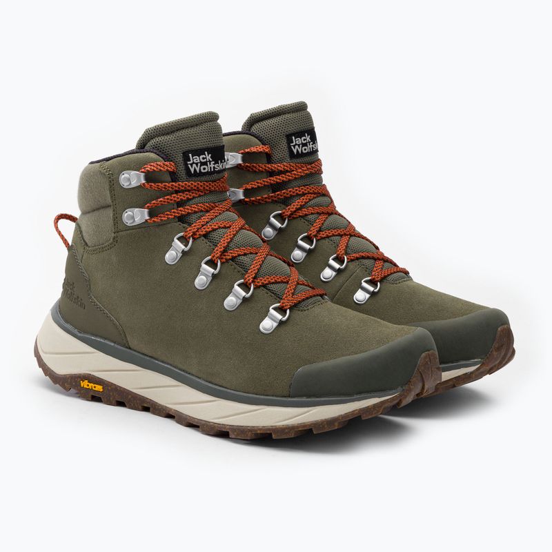 Jack Wolfskin ανδρικές μπότες Trekking Terraventure Urban Mid πράσινες 4053561 4