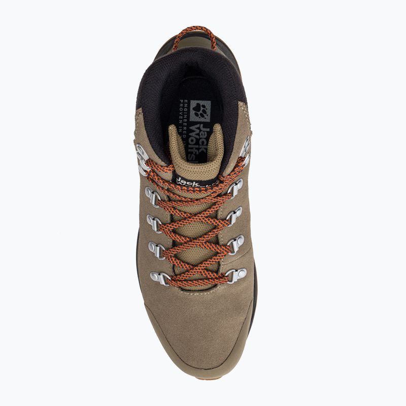 Jack Wolfskin ανδρικές Terraventure Urban Mid καφέ μπότες πεζοπορίας 4053561 6