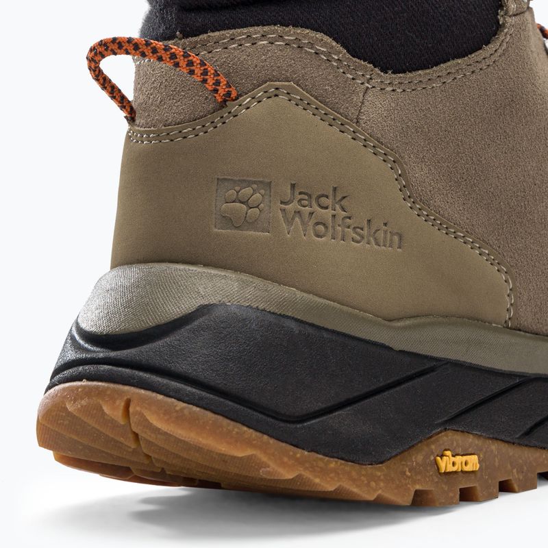 Jack Wolfskin ανδρικές Terraventure Urban Mid καφέ μπότες πεζοπορίας 4053561 8