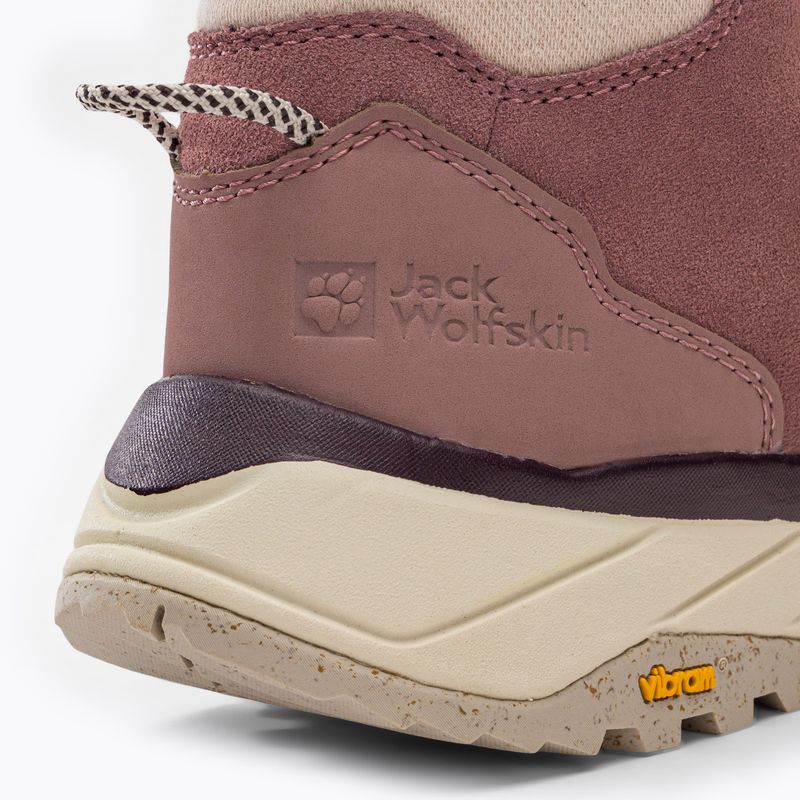 Jack Wolfskin γυναικείες μπότες πεζοπορίας Terraventure Urban Mid καφέ 4053571 8