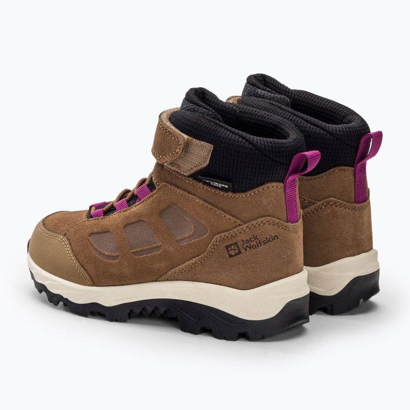 Jack Wolfskin παιδικές μπότες πεζοπορίας Vojo Lt Texapore Mid καφέ 4054021 3