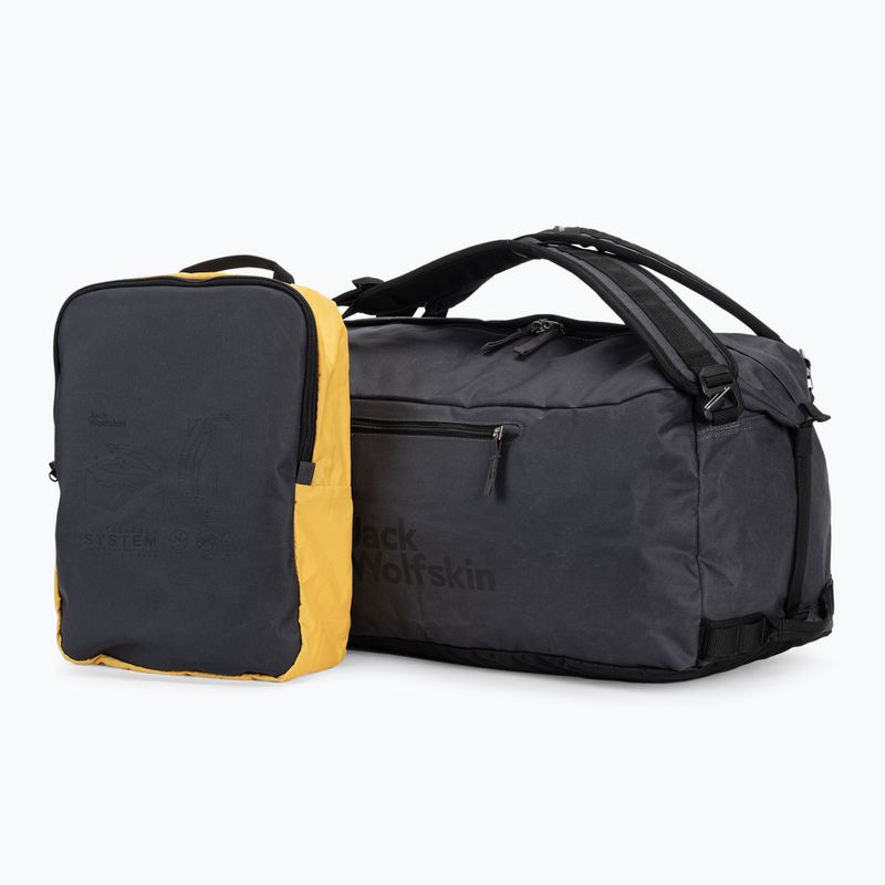 Jack Wolfskin Traveltopia Duffle 45 l μαύρο 2010801_6350 τσάντα ταξιδιού 9