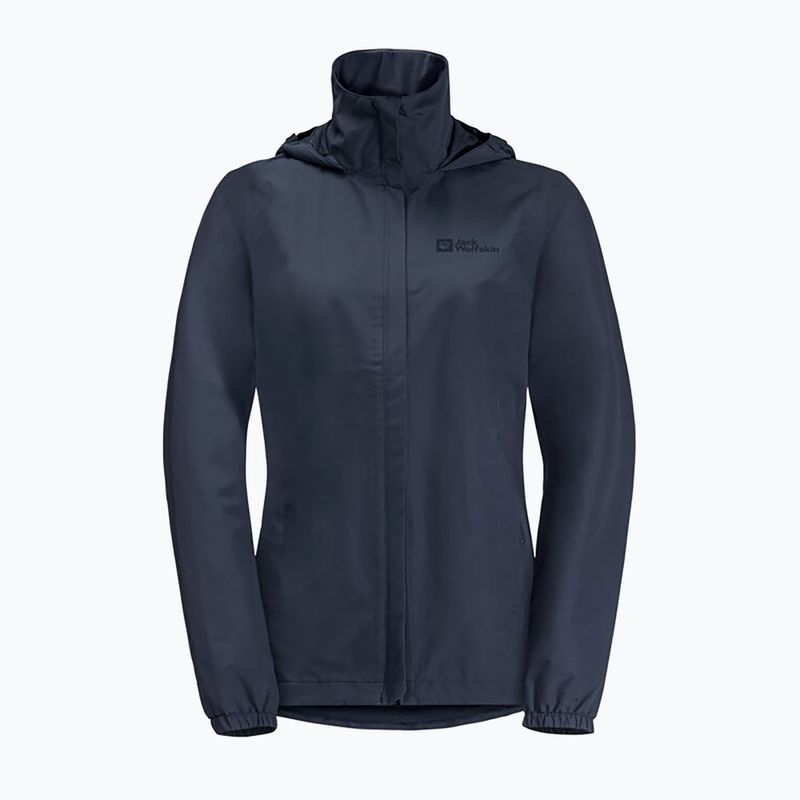 Jack Wolfskin γυναικείο μπουφάν βροχής Stormy Point 2L navy blue 1111202 5