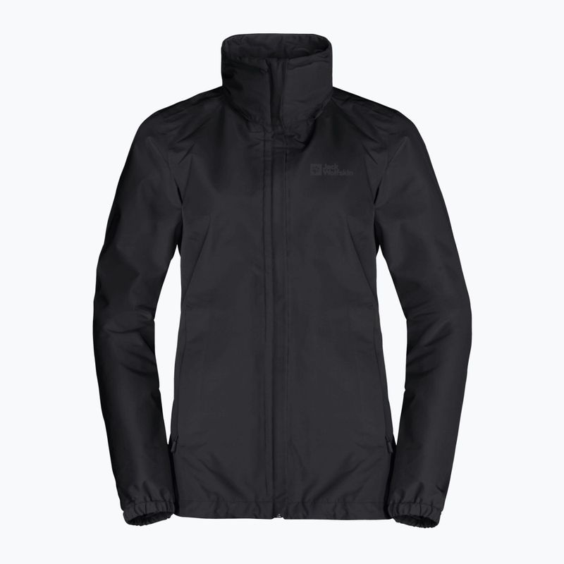 Jack Wolfskin Stormy Point 2L γυναικείο μπουφάν βροχής μαύρο 1111202_6000 8