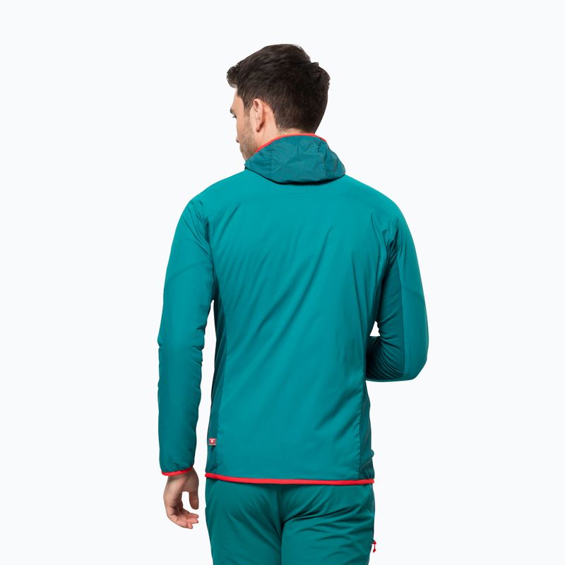 Jack Wolfskin ανδρικό μπουφάν σκι Alpspitze Ins Hoody πράσινο 1206781_1124 2