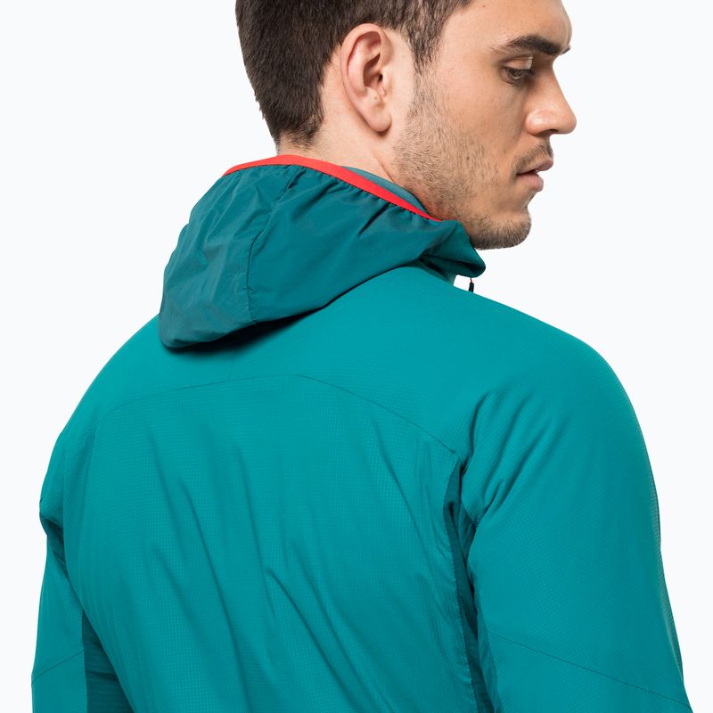 Jack Wolfskin ανδρικό μπουφάν σκι Alpspitze Ins Hoody πράσινο 1206781_1124 3