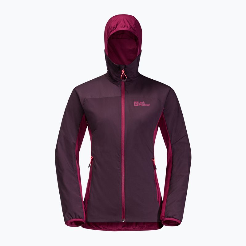 Jack Wolfskin γυναικείο μπουφάν σκι Alpspitze Ins Hoody μωβ 1206801_2042 10