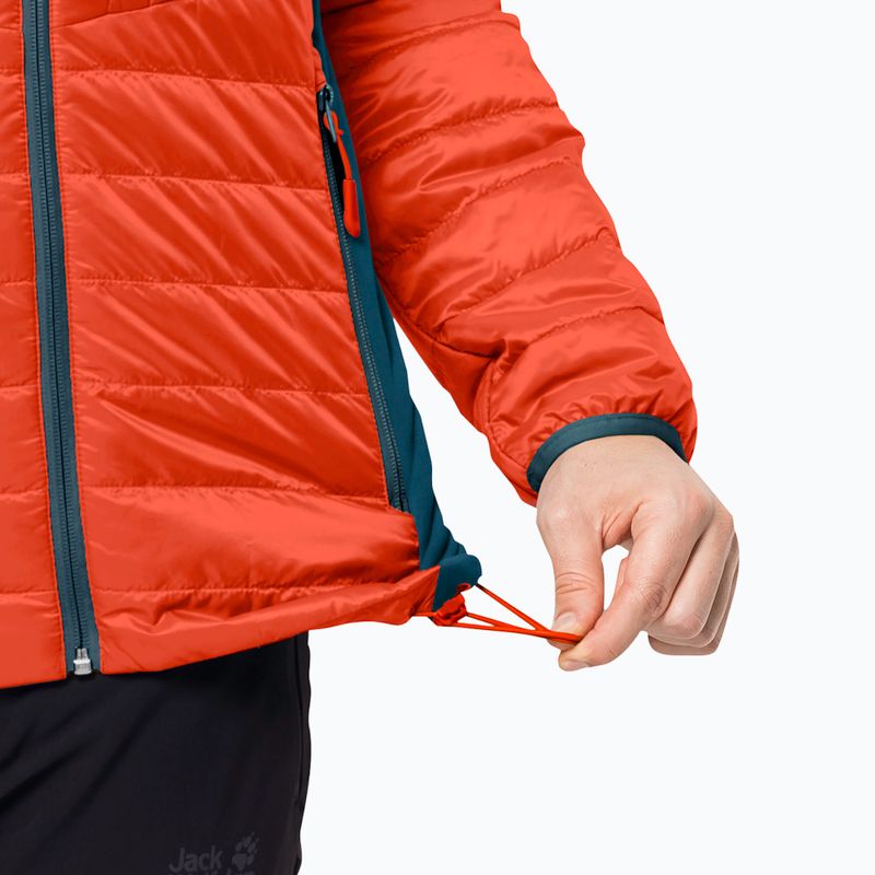 Jack Wolfskin ανδρικό πουπουλένιο μπουφάν Routeburn Pro Ins κόκκινο 1206861_3017 5