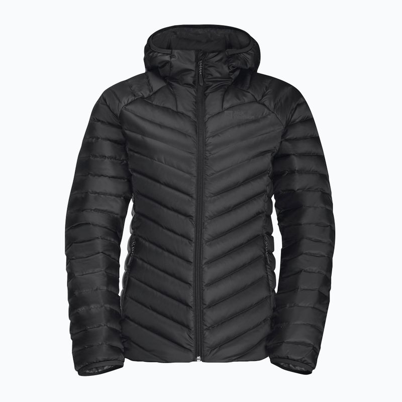 Jack Wolfskin γυναικείο πουπουλένιο μπουφάν Passamani Down Hoody μαύρο 11