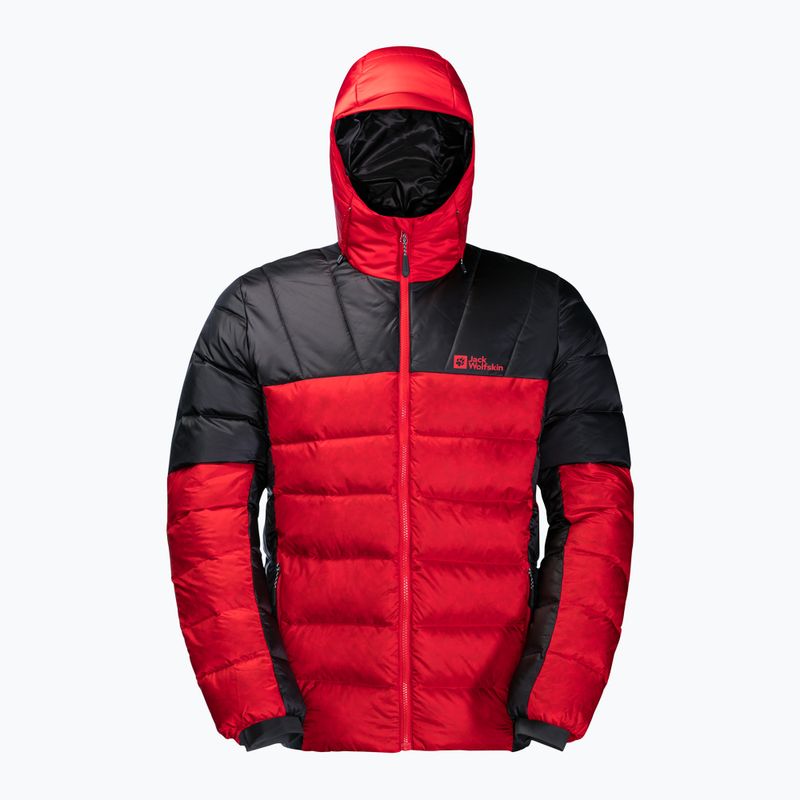 Jack Wolfskin ανδρικό πουπουλένιο μπουφάν Nebelhorn Down Hoody κόκκινο 1207141_2206 8