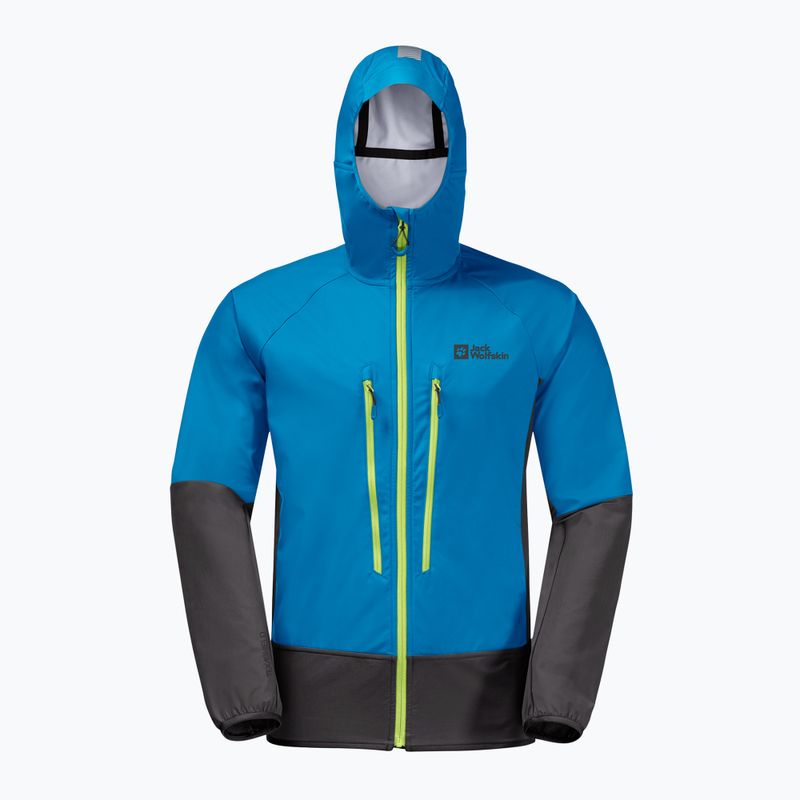 Jack Wolfskin ανδρικό μπουφάν σκι Alpspitze Hoody μπλε 1307371_1361 8