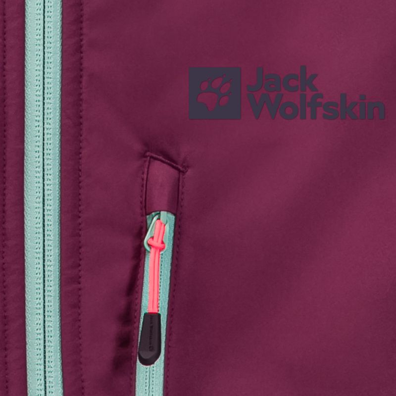 Jack Wolfskin Alpspitze Hoody γυναικείο μπουφάν σκι μωβ 1307391_1014 11