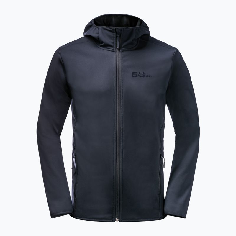 Jack Wolfskin ανδρικό softshell μπουφάν Bornberg Hoody navy blue 1307471_1010 6