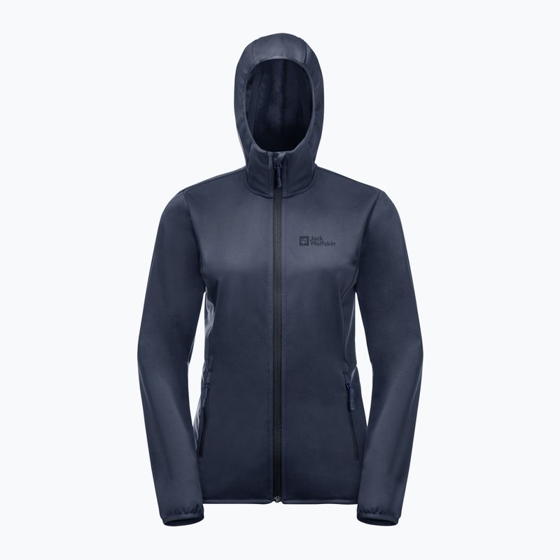 Jack Wolfskin γυναικείο softshell μπουφάν Windhain Hoody navy blue 1307481_1010 10