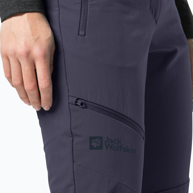 Jack Wolfskin γυναικείο softshell παντελόνι Holdsteig μαύρο 1507701 7