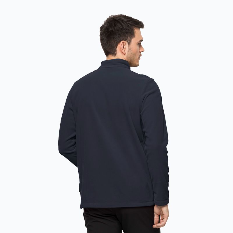 Jack Wolfskin ανδρικό φούτερ Taunus HZ fleece navy blue 1709522_1010_002 2