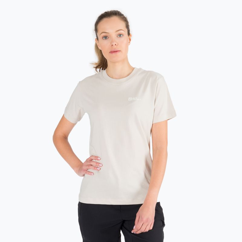 Jack Wolfskin γυναικείο t-shirt Essential μπεζ 1808352_5062