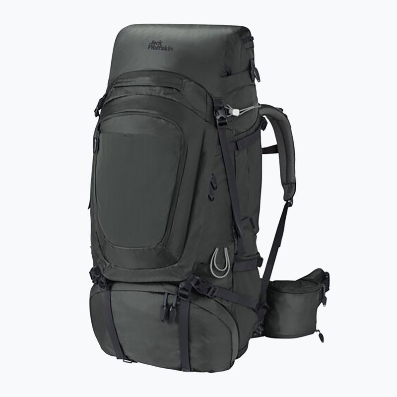 Ανδρικό σακίδιο πεζοπορίας Jack Wolfskin Denali 75+10 l slate green