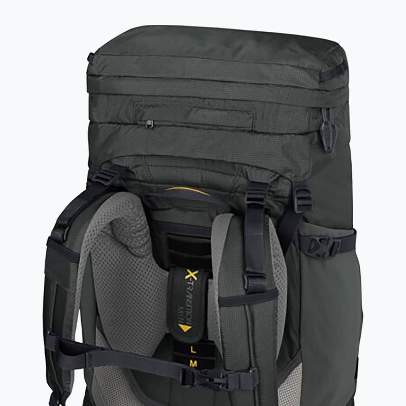 Ανδρικό σακίδιο πεζοπορίας Jack Wolfskin Denali 75+10 l slate green 7