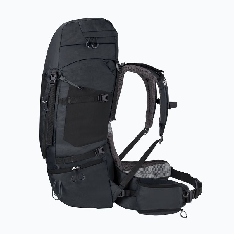 Jack Wolfskin Highland Trail 50+5 l phantom γυναικείο σακίδιο πεζοπορίας 3