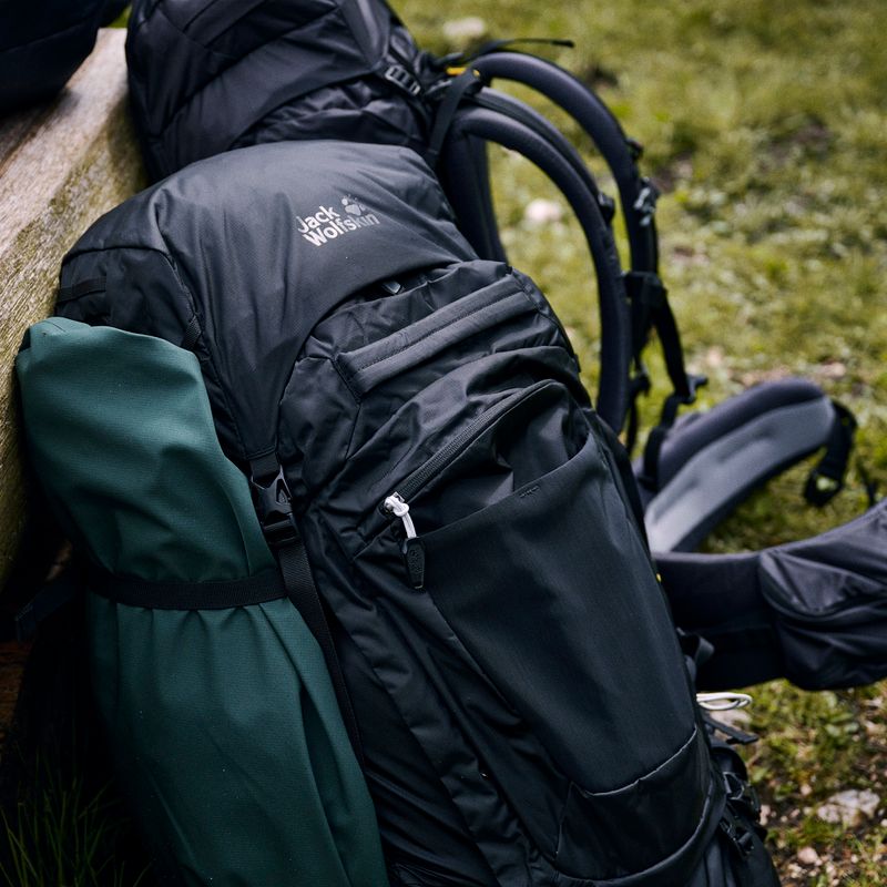 Jack Wolfskin Highland Trail 50+5 l phantom γυναικείο σακίδιο πεζοπορίας 10