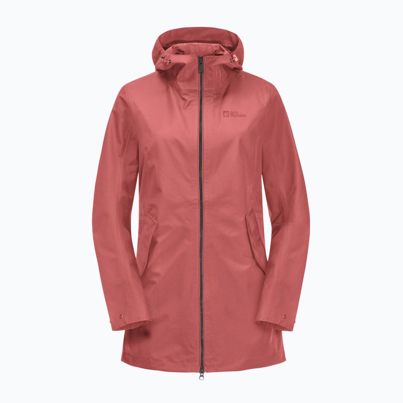 Jack Wolfskin γυναικείο μπουφάν βροχής Dakar Parka ροζ 1112502_2183_001 5