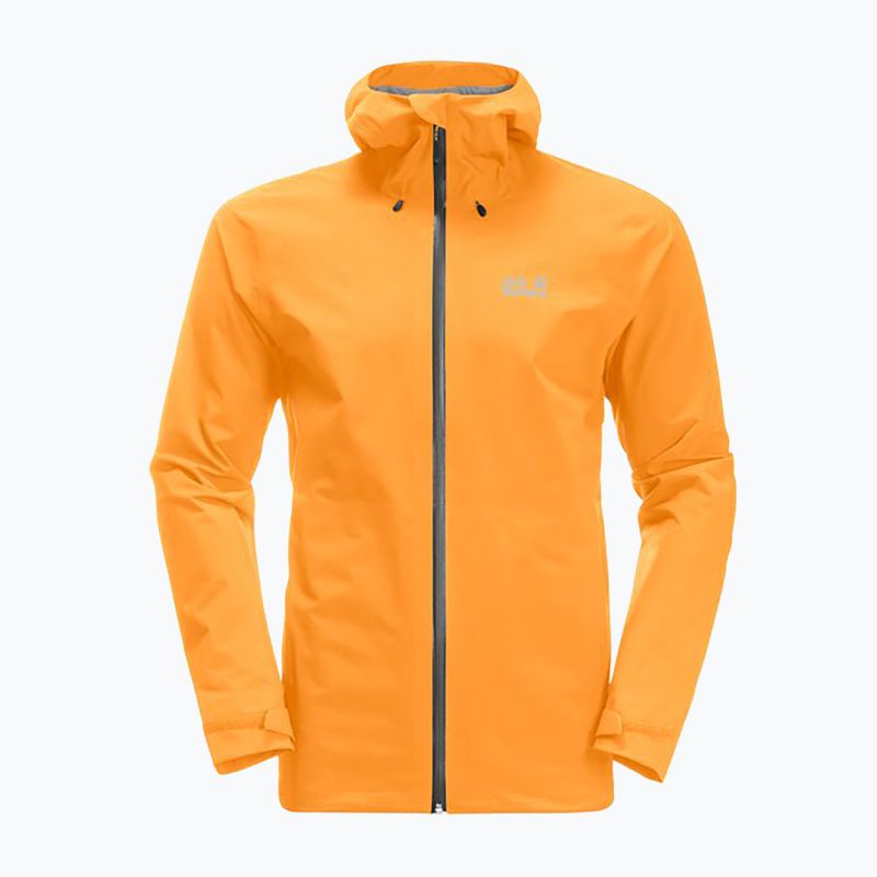 Jack Wolfskin ανδρικό μπουφάν βροχής Highest Peak πορτοκαλί 1115131_3087_005 7