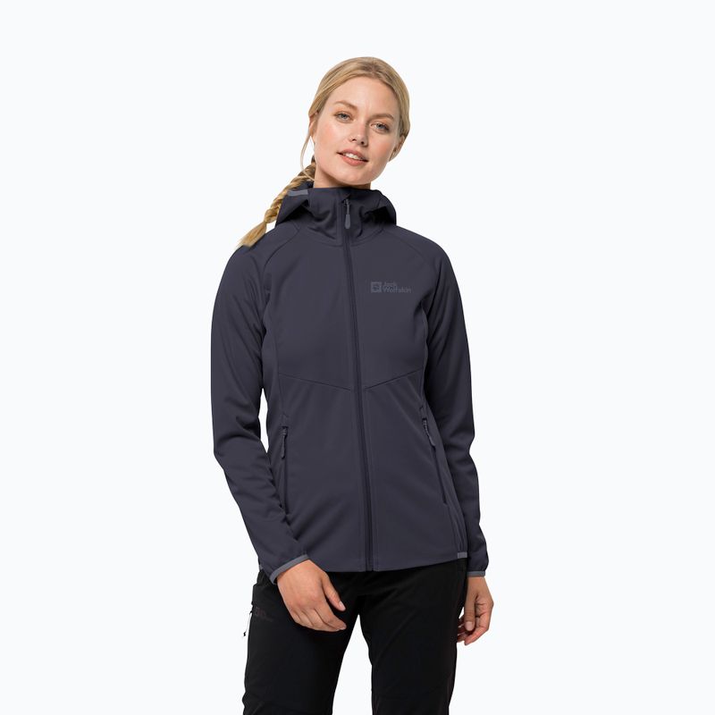 Jack Wolfskin γυναικείο μπουφάν Go Hike Softshell γκρι 1306862