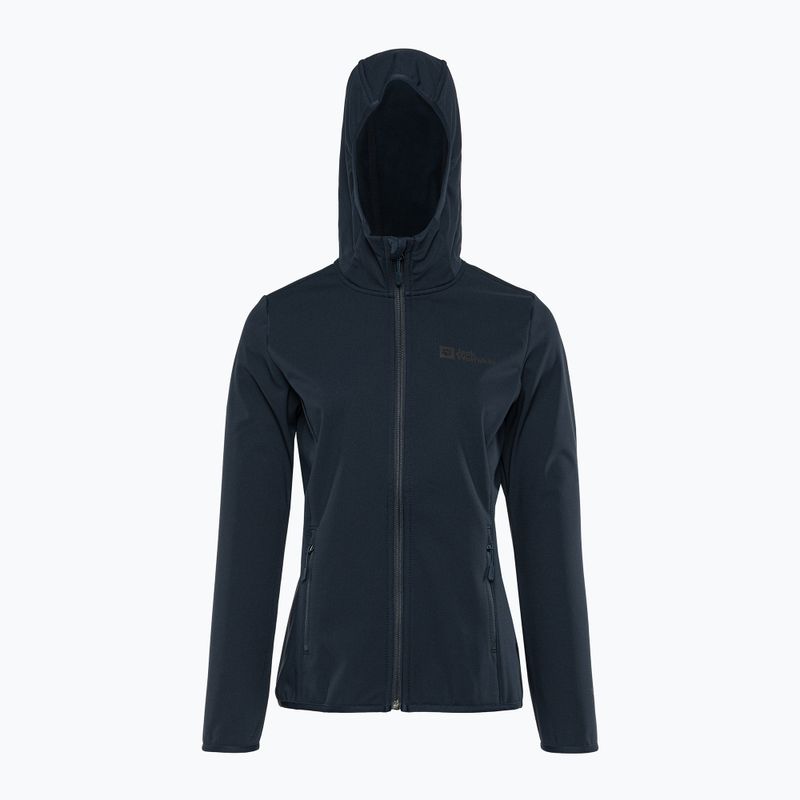 Γυναικείο softshell μπουφάν Jack Wolfskin Bornberg Hoody navy blue 1307691 4