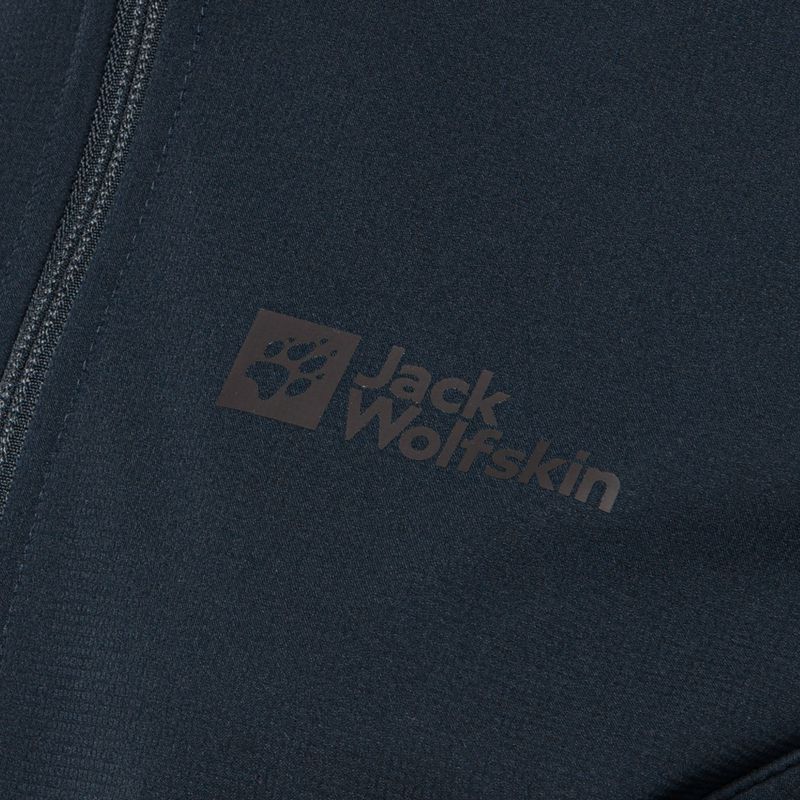 Γυναικείο softshell μπουφάν Jack Wolfskin Bornberg Hoody navy blue 1307691 6