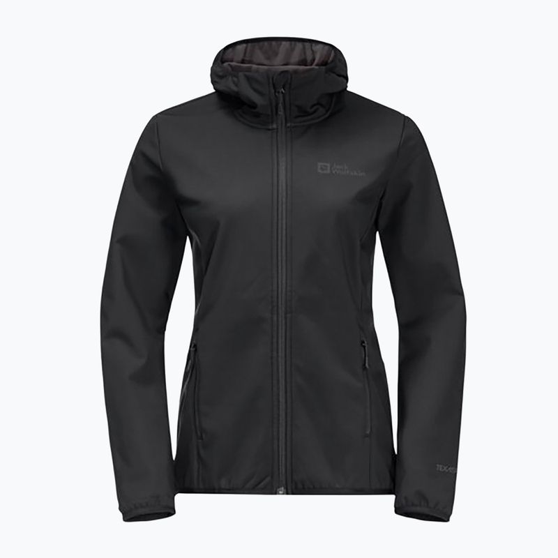 Jack Wolfskin Bornberg Hoody γυναικείο softshell μπουφάν μαύρο 1307691 7