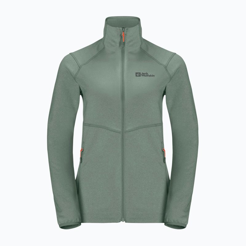 Jack Wolfskin γυναικείο μπουφάν πεζοπορίας Fortberg FZ πράσινο 1711101 4