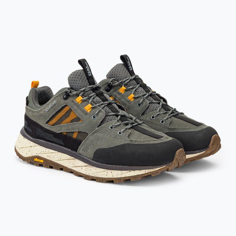 Jack Wolfskin ανδρικές μπότες Trekking Terraquest Texapore Low πράσινες 4056401_4143_065 4