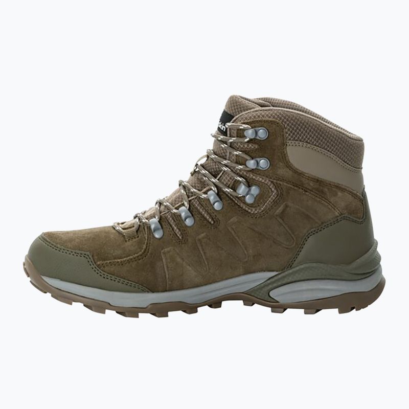 Ανδρικά παπούτσια πεζοπορίας Jack Wolfskin Refugio Texapore Mid cold coffee 10