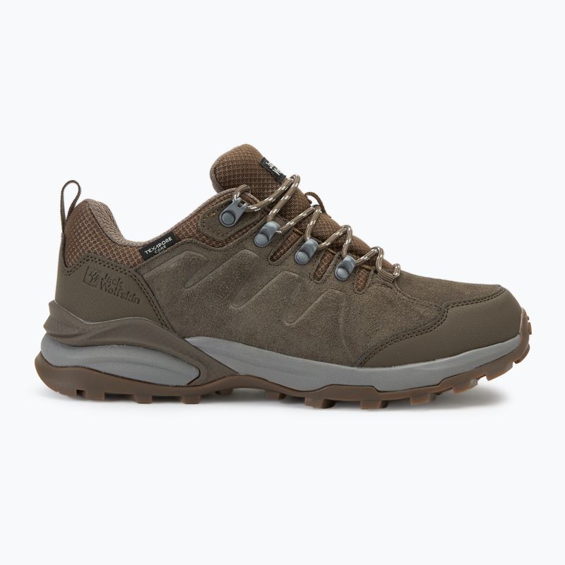 Ανδρικά παπούτσια πεζοπορίας Jack Wolfskin Refugio Texapore Low cold coffee 2