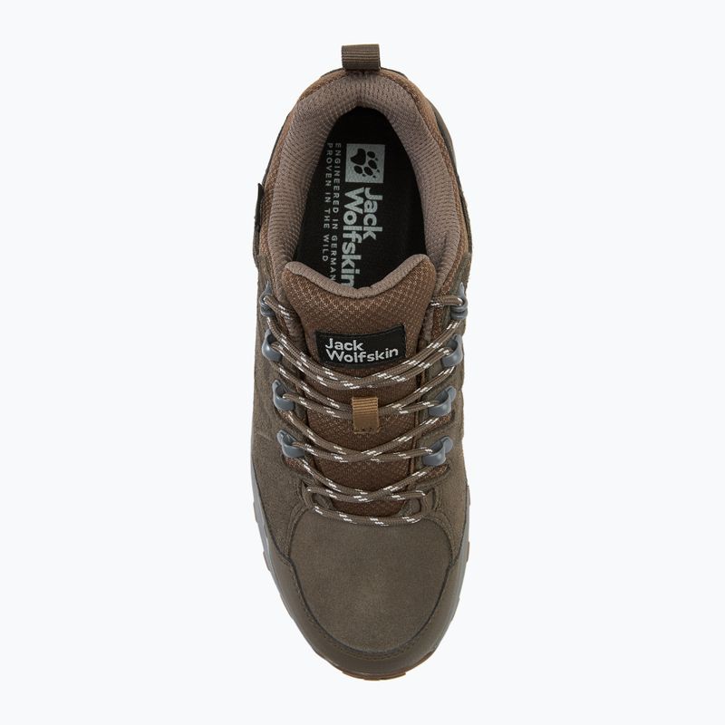 Ανδρικά παπούτσια πεζοπορίας Jack Wolfskin Refugio Texapore Low cold coffee 5