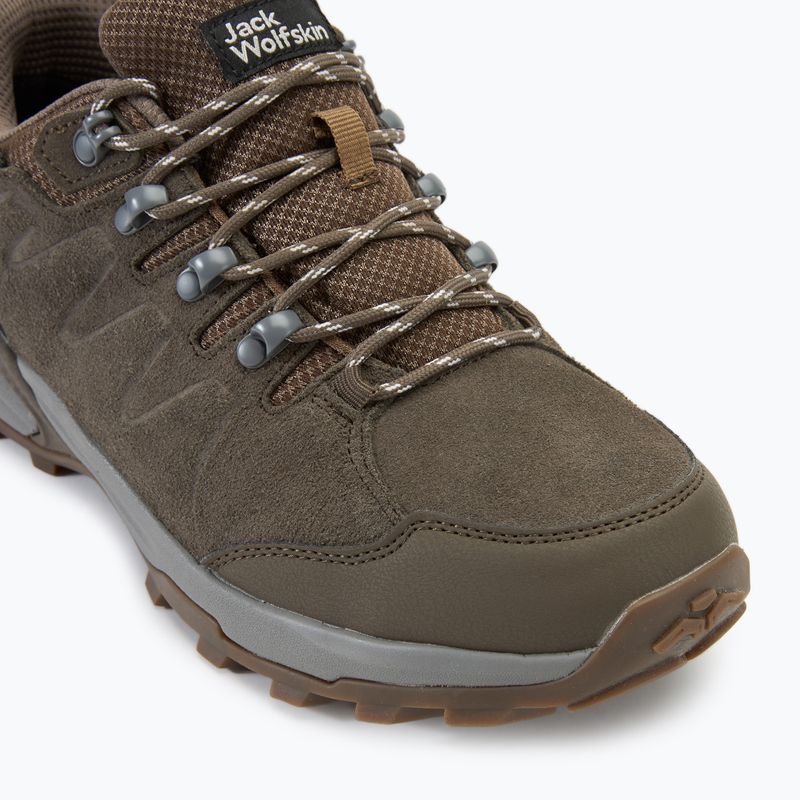 Ανδρικά παπούτσια πεζοπορίας Jack Wolfskin Refugio Texapore Low cold coffee 7