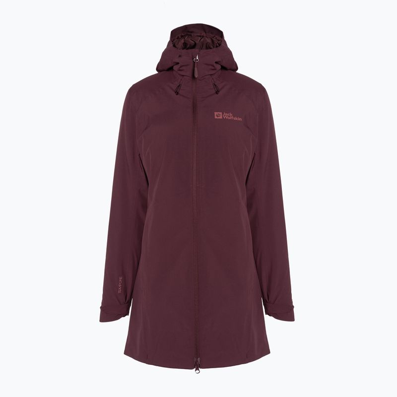 Jack Wolfskin γυναικείο χειμερινό μπουφάν Heidelstein Ins dark maroon 7