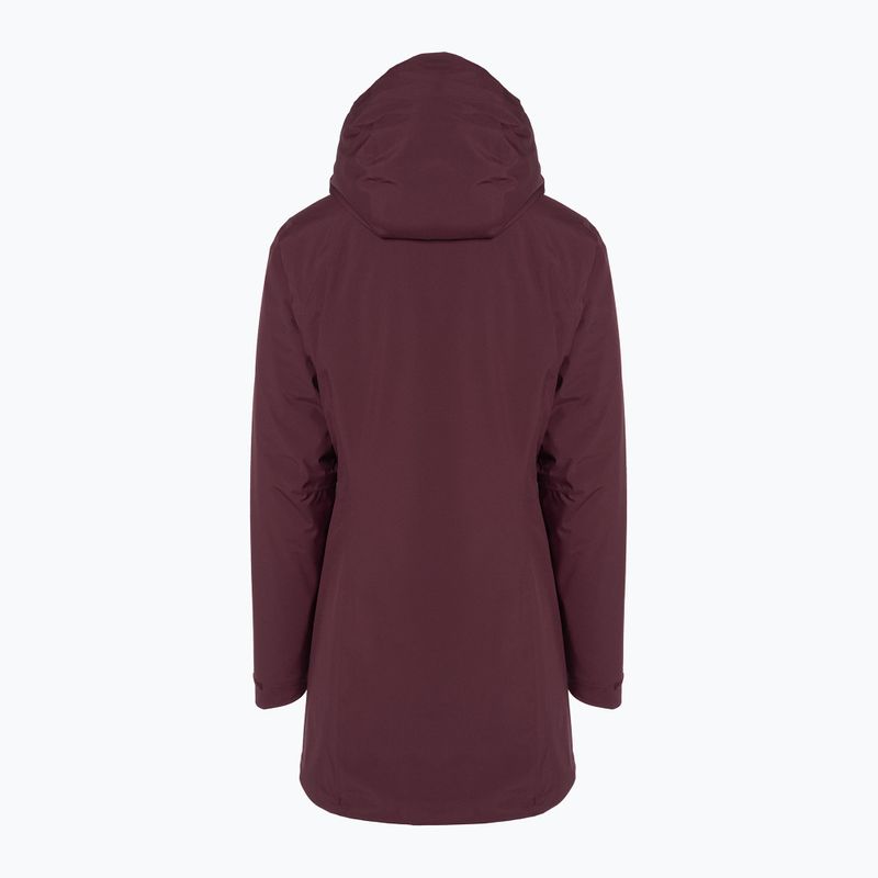 Jack Wolfskin γυναικείο χειμερινό μπουφάν Heidelstein Ins dark maroon 8