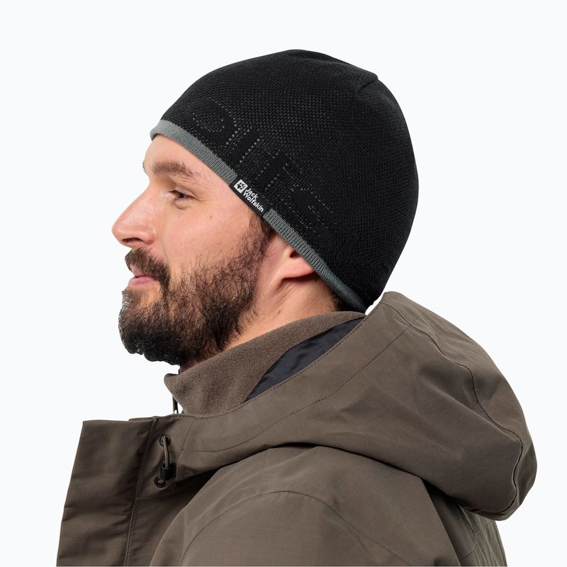 Σκουφάκι πεζοπορίας Jack Wolfskin Brand black 3