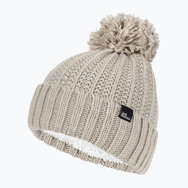 Γυναικείος χειμερινός σκούφος Jack Wolfskin Highloft Knit Beanie dusty grey 3