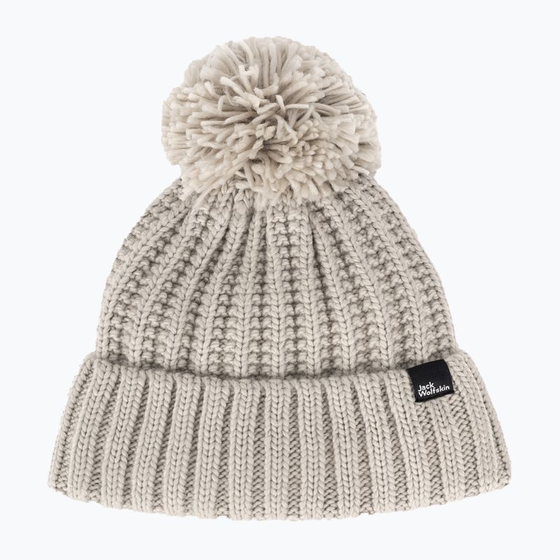 Γυναικείος χειμερινός σκούφος Jack Wolfskin Highloft Knit Beanie dusty grey 5